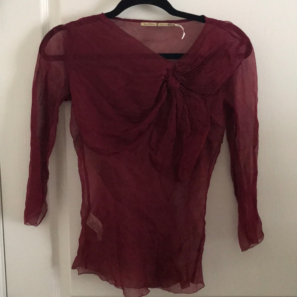 MAXSTUDIO special edition 100% silk top